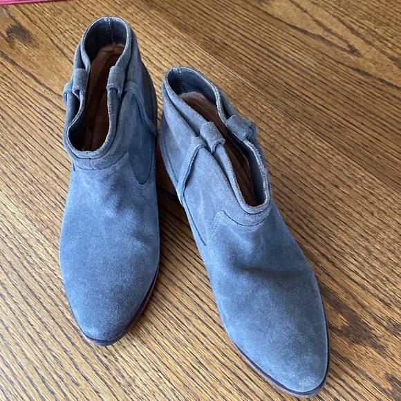 JOIE GREY SUEDE BOOTIES SIZE 11 - Picture 14 of 14